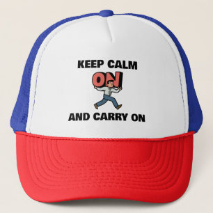 Kalm houden en doorgaan trucker pet
