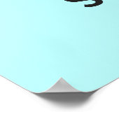 Kalm houden en draaien aan poster (Hoek)