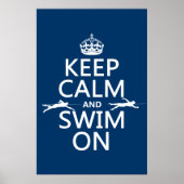 Kalm houden en draaien ingeschakeld (in elke kleur poster (Voorkant)