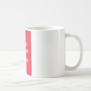 Kalm houden en dragen On_MOK_RED Koffiemok