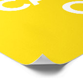 Kalm houden en dragen On_SUNSHINE Poster (Hoek)