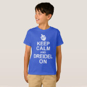 Kalm houden en Dreidel aan T-shirt (Voorkant volledig)