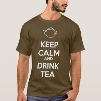 Kalm houden en Drink thee 22 T-shirt