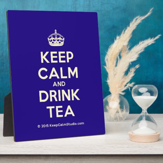 Kalm houden en Drink thee Fotoplaat (Zijkant)