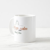Kalm houden en Drink thee Koffiemok (Voorkant links)