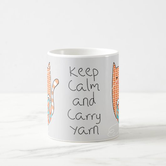 Kalm houden en droog houden Mok (Center)