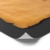 Kalm houden en droog houden poster (Hoek)