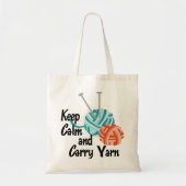 Kalm houden en droog houden tote bag (Voorkant)
