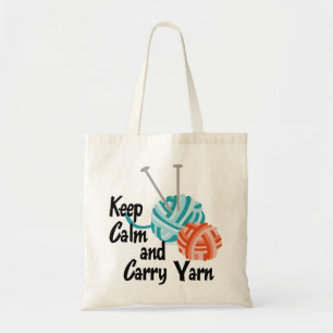 Kalm houden en droog houden tote bag