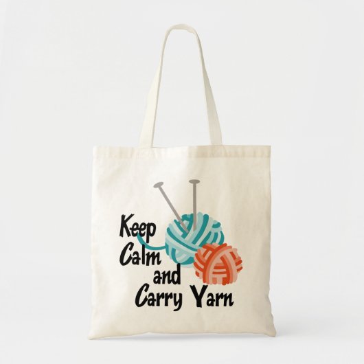 Kalm houden en droog houden tote bag (Voorkant)