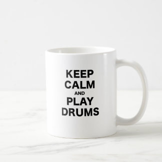 Kalm houden en Drums afspelen Koffiemok