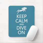 Kalm houden en duiken op aangepaste kleurenmousepa muismat (Met muis)