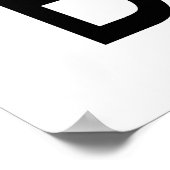 Kalm houden en Eat Burgers Poster (Hoek)