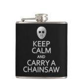 Kalm houden en een aangepaste kolf voor kettingzag heupfles (Voorkant)