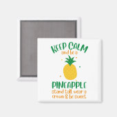 Kalm houden en een ananas-zomer zijn magneet (Voorkant / Achterkant)