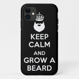 Kalm houden en een baard kweken Case-Mate iPhone case