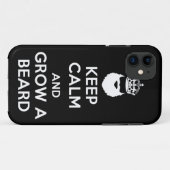 Kalm houden en een baard kweken Case-Mate iPhone case (Achterkant (horizontaal))