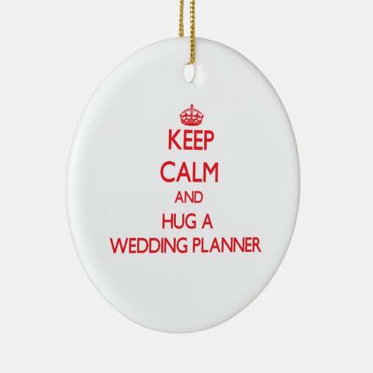 Kalm houden en een bruiloft plannen keramisch ornament (Rechts)