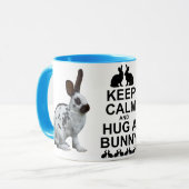 Kalm houden en een Bunny-Mok vasthouden Mok (Voorkant links)