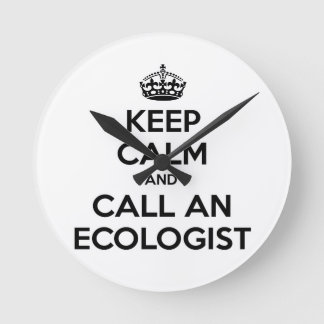 Kalm houden en een ecoloog bellen ronde klok