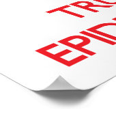 Kalm houden en een epidemioloog vertrouwen poster (Hoek)