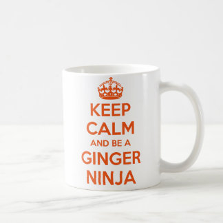 Kalm houden en een Ginger Ninja-Mok zijn Koffiemok