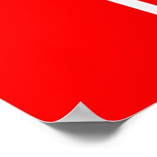 Kalm houden en een masker Draag - Coronavirus Poster (Hoek)