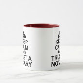 Kalm houden en een Notaris vertrouwen Mok (Midden)