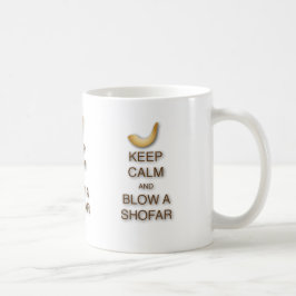 Kalm houden en een Shofar Mok laten branden