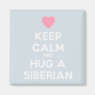 Kalm houden en een Siberian Magnet vasthouden
