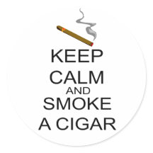 Kalm houden en een sigaar roken