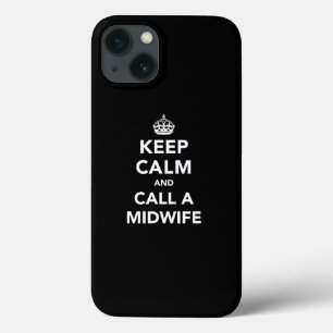 Kalm houden en een vroedvrouw bellen Case-Mate iPhone case