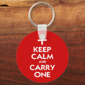 Kalm houden en eentje meenemen sleutelhanger (Voorkant)