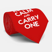 Kalm houden en eentje meenemen stropdas (Opgerold)