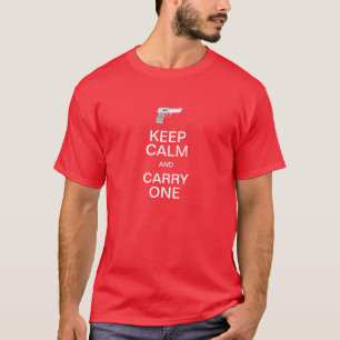 Kalm houden en eentje meenemen t-shirt