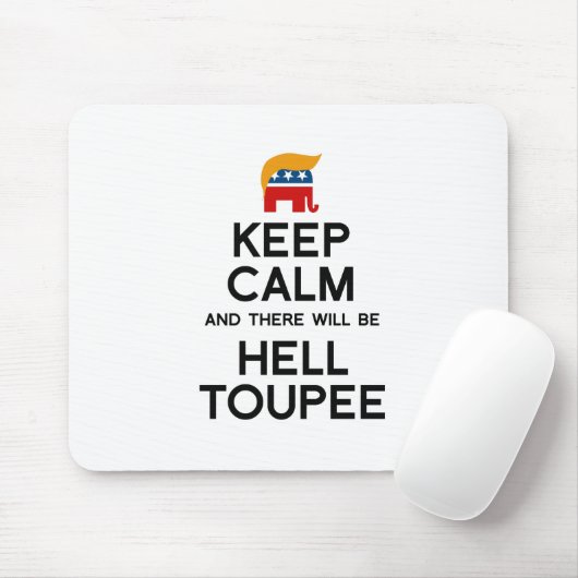 Kalm houden en er zal hel aanraken muismat (Met muis)