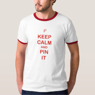 Kalm houden en erin gooien t-shirt
