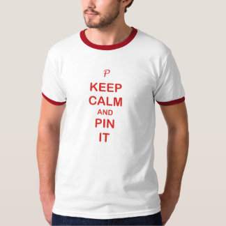 Kalm houden en erin gooien t-shirt