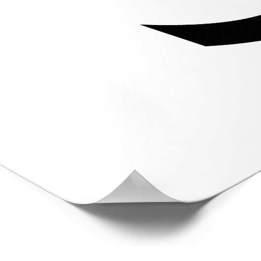 Kalm houden en eten poster (Hoek)