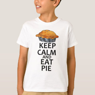 Kalm houden en eten t-shirt