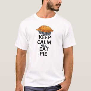 Kalm houden en eten t-shirt