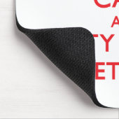 Kalm houden en feest met een diëtist muismat (Hoek)