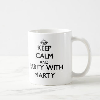 Kalm houden en feest met Marty Koffiemok