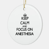 Kalm houden en focussen op anesthesie keramisch ornament (Links)