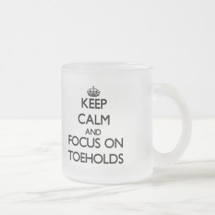 Kalm houden en focussen op Toehold Matglas Koffiemok