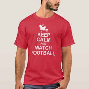 Kalm houden en Football volgen T-shirt