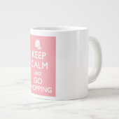 kalm houden en gaan winkelen mok (Voorkant rechts)