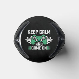 Kalm houden en gamen aan blikjeskoeler