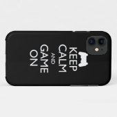 Kalm houden en gamen aan Case-Mate iPhone case (Achterkant (horizontaal))