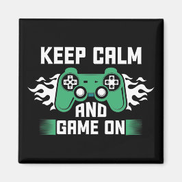 Kalm houden en gamen aan magneet